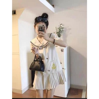 Váy suông be thủy thủ siêu hach tuổi cho các chị em <3