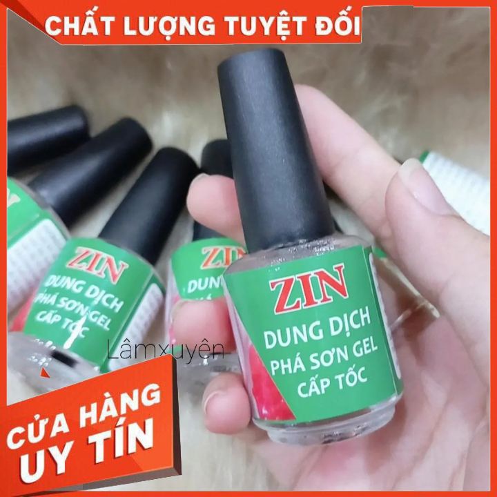 DUNG DỊCH PHÁ SƠN ZIN cấp tốc  Chính Hãng  sử dụng dễ dàng bong tróc tất cả các loại sơn gel nóng _ không bỏng móng