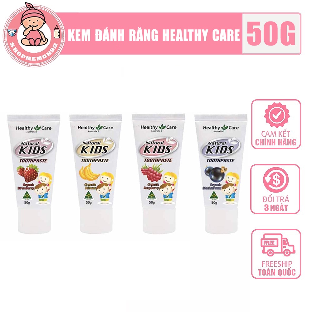 Kem đánh răng cho bé -Healthy Care Natural Kids 100% từ tự nhiên an toàn cho trẻ nhỏ