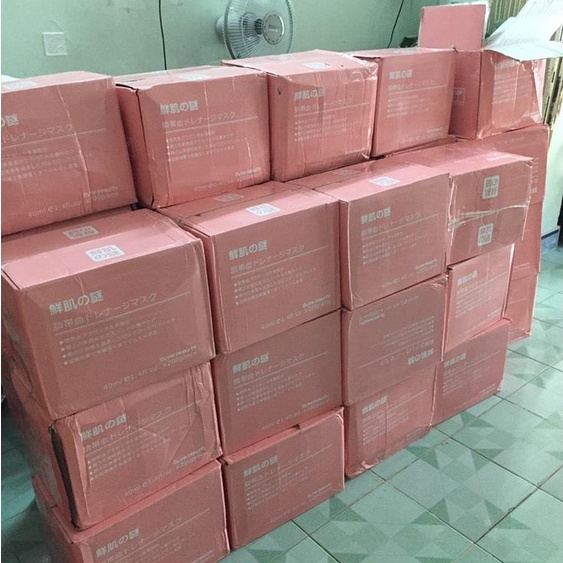 [Ảnh thật] Hộp 50 miếng nạ nhau thai cừu cuốn rốn
