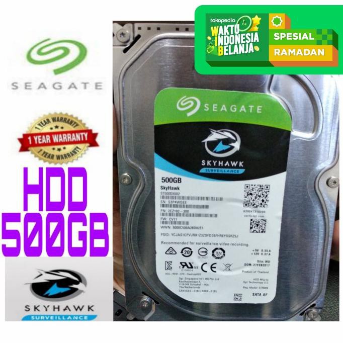 Ổ Cứng Hdd 500gb Seagate Skyhawk Cctv Pc