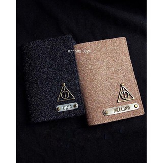 Ví đựng hộ chiếu, bao da passport khắc tên
