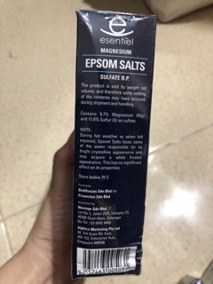 Muối tắm Epsom salts