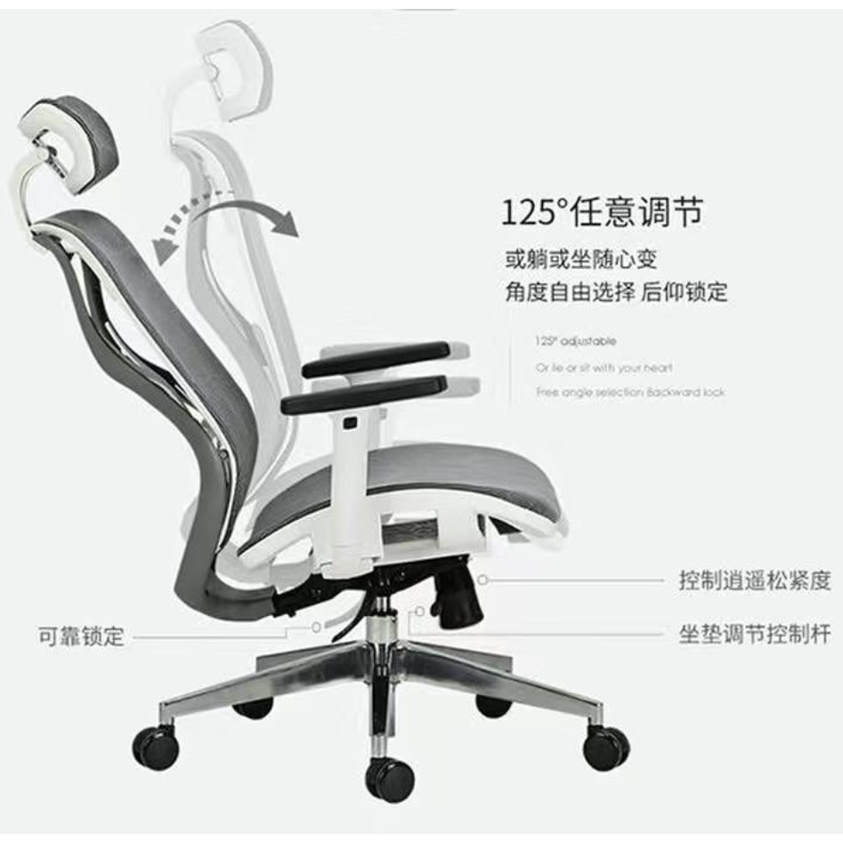 ⚡️FLASH SALE⚡️Ghế Văn Phòng Làm Việc Công Thái Học,Chống Gù Cao Cấp Xiaomi Ergonomic Geek (dáng Hbada  Butterfly 2.0)