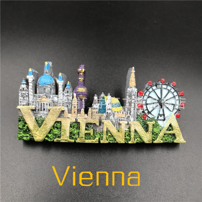 Nam Châm Dán Tủ Lạnh 3d Venice Vienna Tourist