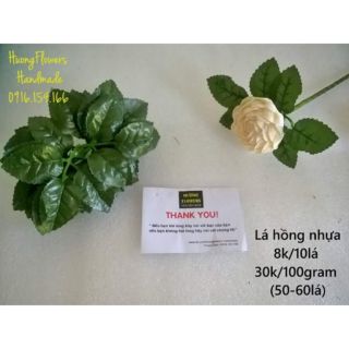1kg lá hoa hồng nhựa