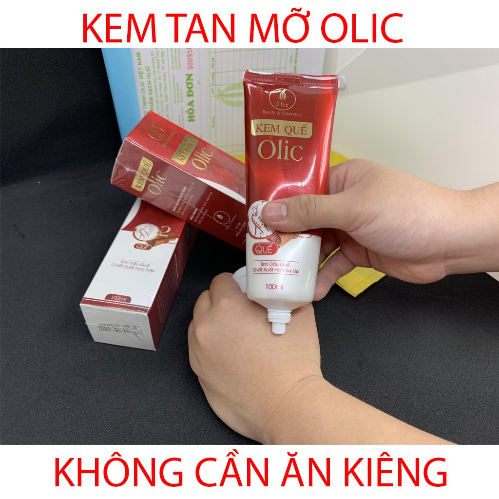 [Mã SRJULY1619 giảm 15K đơn 50K] Kem quế olic tan mỡ, Kem hủy mỡ săn chắc thon gọn olic tặng đai nịt bụng | BigBuy360 - bigbuy360.vn