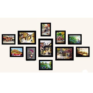 Khung ảnh composite treo tường phố cổ Hà Nội BINBIN KA225 (Tặng đinh 3 chân)