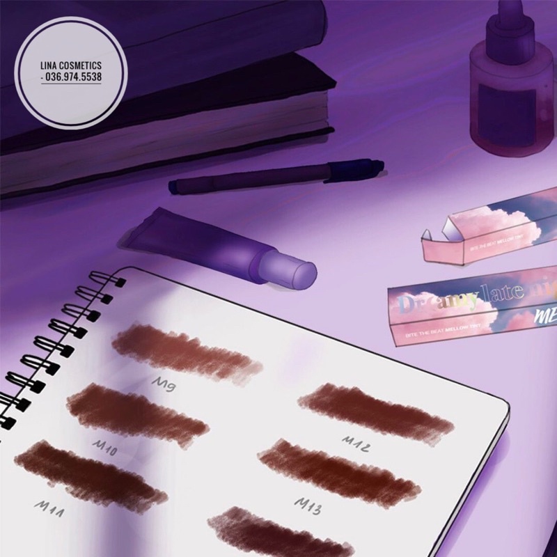 [Có Sẵn] Son Kem Lì Merzy Bite The Beat Mellow Tint Màu Mới M9 M10 M11 M12 M13 M14 Bản Vỏ Tím Dreamy Late Night | BigBuy360 - bigbuy360.vn
