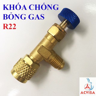 Combo 2 khóa gas chống bỏng thường ( 1 khóa chống bỏng R410 + 1 khóa chống bỏng R22 )