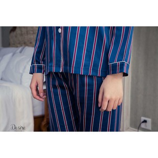 Pyjamas lụa dài mặc nhà DB-0021