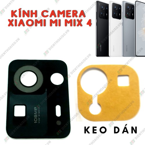 Kính camera xiaomi mi mix 4 kèm keo dán