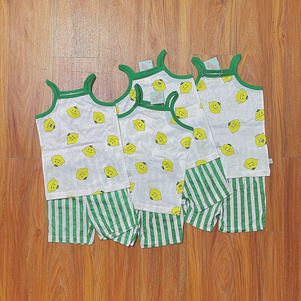 Set bộ chanh dây mùa hè xuất Hàn cho bé Gái