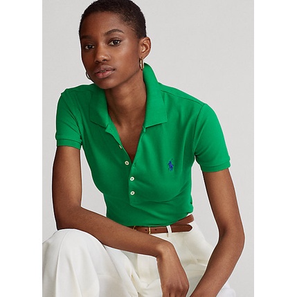 Áo polo Cotton Nguyên Chất Tay Ngắn Thêu Họa Tiết Thời Trang Mùa Hè 2022 Dành Cho Nữ 9 Màu