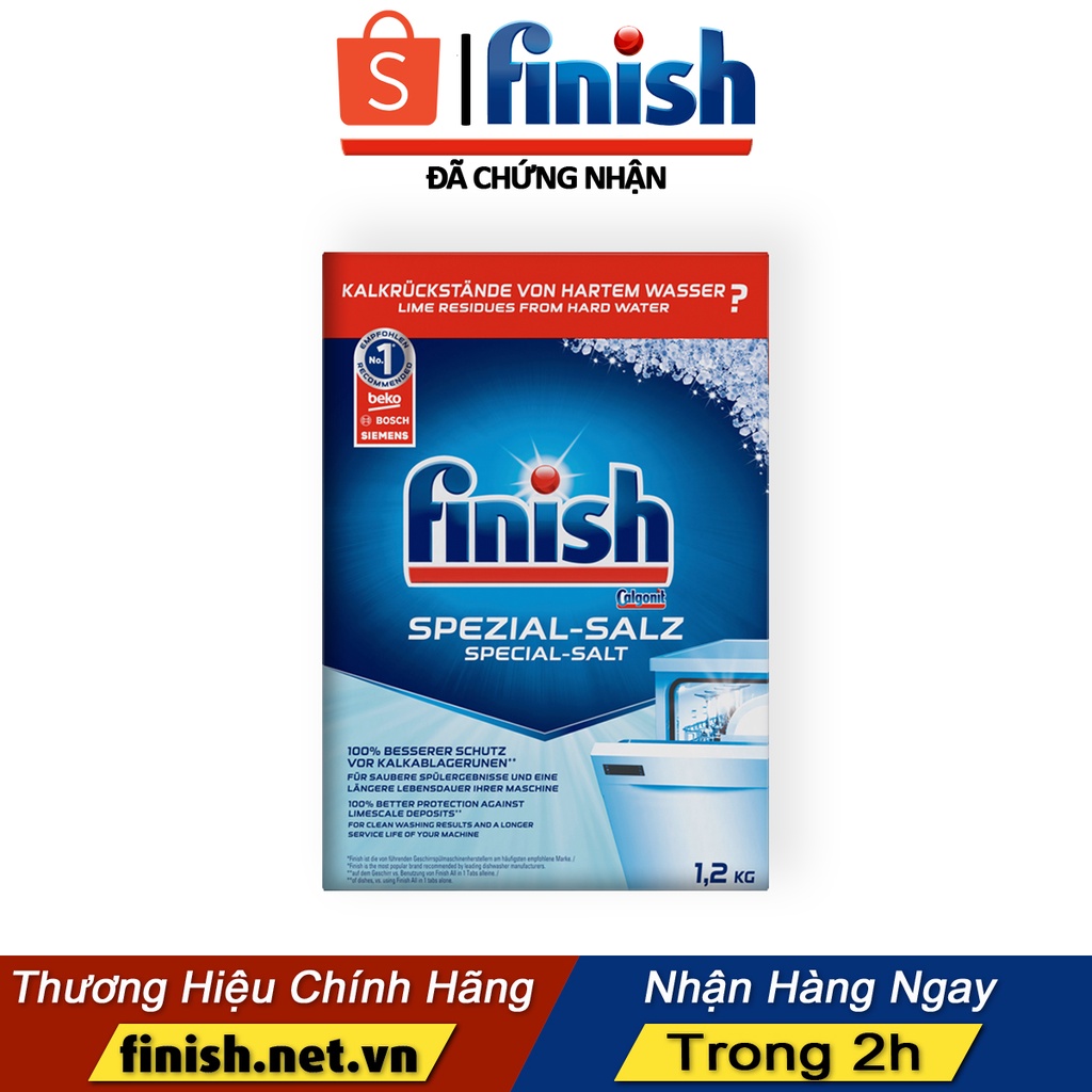 Muối rửa chén bát - Muối làm mềm nước Finish