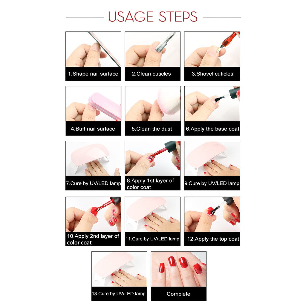 Gel sơn bóng móng tay Rosalind 7ml cho nữ