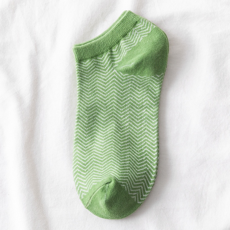 Tất vớ nữ nam cổ ngắn trắng lười dễ thương hàn quốc đẹp iLita chân thấp nhún sọc caro đủ màu trơn đen, đỏ, vàng, xám, be