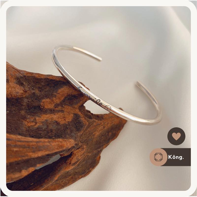 Lắc bạc Smile, lắc tay đôi nam nữ | BigBuy360 - bigbuy360.vn
