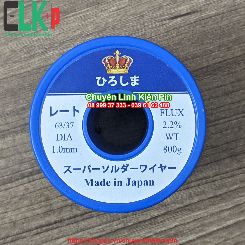 Chì hàn Nhật cao cấp cuộn 800gram đường kính 1.0mm ( CLKP _317 )