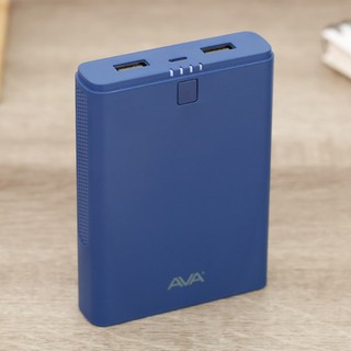 Pin sạc dự phòng 10.000 mAh AVA DS629 DS629-WB Xanh Navy  - Hàng 2nd