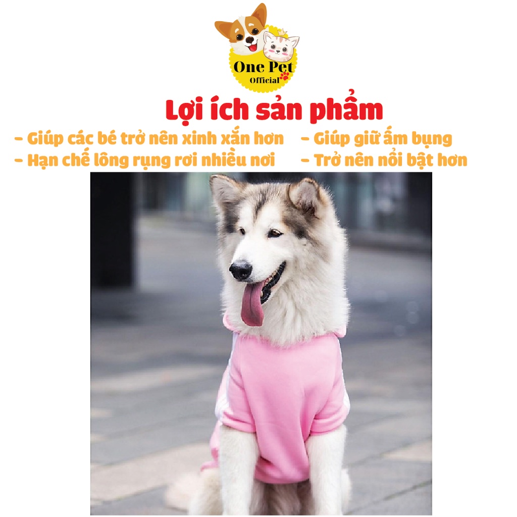 Áo cho Chó Adidog đủ Size từ S - 9XL, Quần Áo cho Chó Size lớn - One Pet Shop