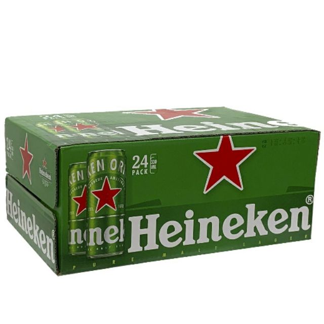 BIA HEINEKEN THÙNG 24 LON*330 ML