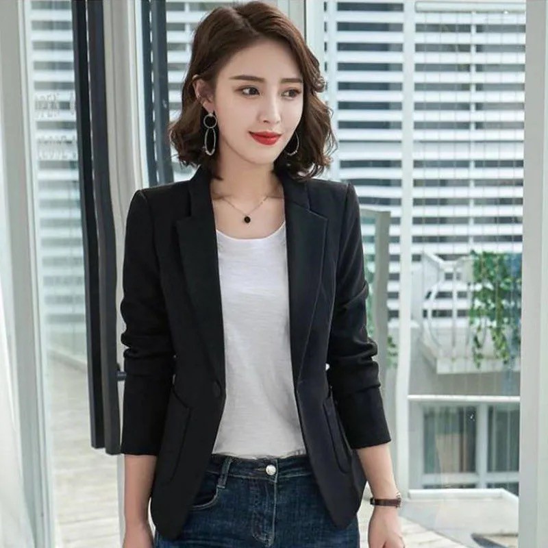 1087	[Factory direct sales] new 2021 plus-size women's fat girl suit jacket Korean version casual 200 jin small suit | BigBuy360 - bigbuy360.vn