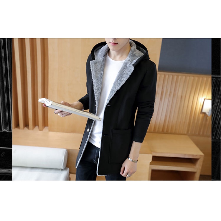 Áo Mangto Nam Nữ, Áo Khoác Dạ Nam Phong Cách Hàn Quốc [AKI}