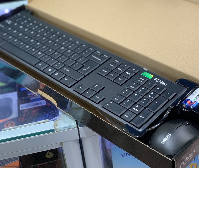 Bàn phím không dây fulhen A120G - Sản phẩm chính hãng bảo hành 12 tháng