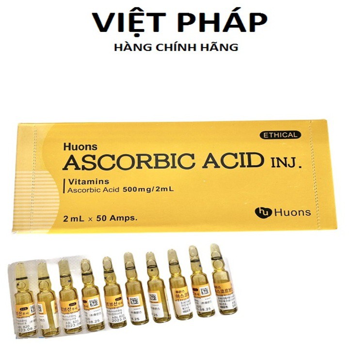 Vitamin C Hàn vỉ 10 ống giá sỉ tốt