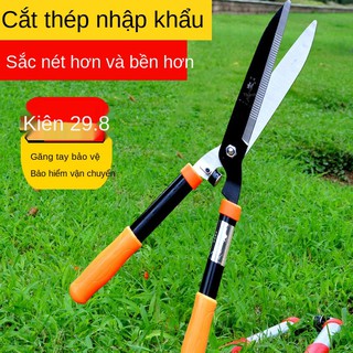 Hedge Shears Nhập khẩu Hoa và kéo cắt tỉa cây, làm vườn, phẳng lớn để cỏ hàng rào