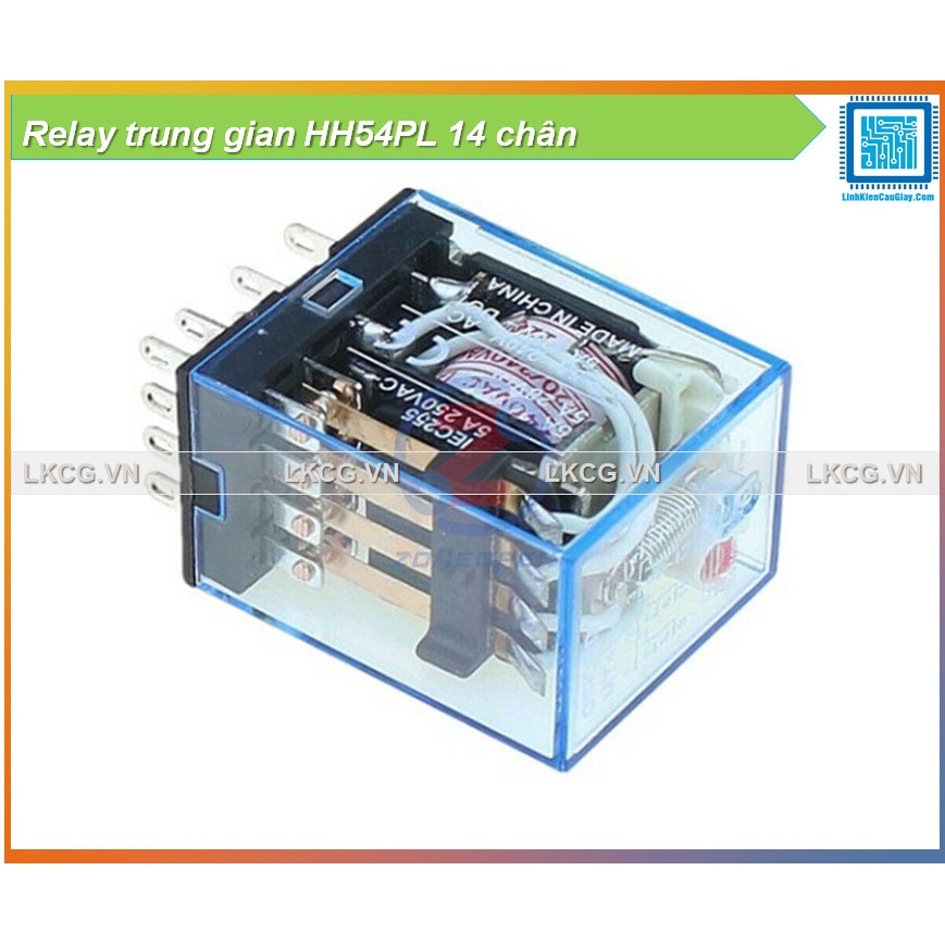 Relay trung gian HH54PL 14 chân