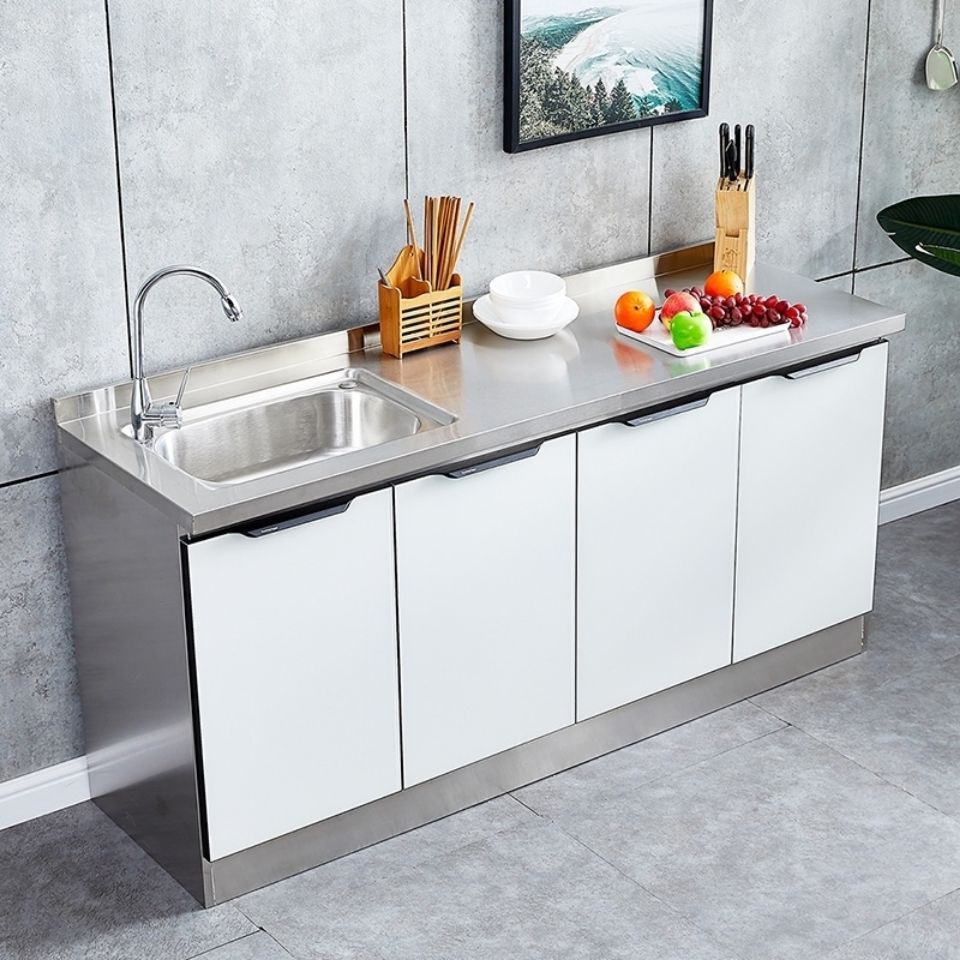 Tủ inox, bếp đơn giản gia đình, từ, tủ, cho thuê một trong một, lắp ráp tổng thể tiết kiệm < | BigBuy360 - bigbuy360.vn