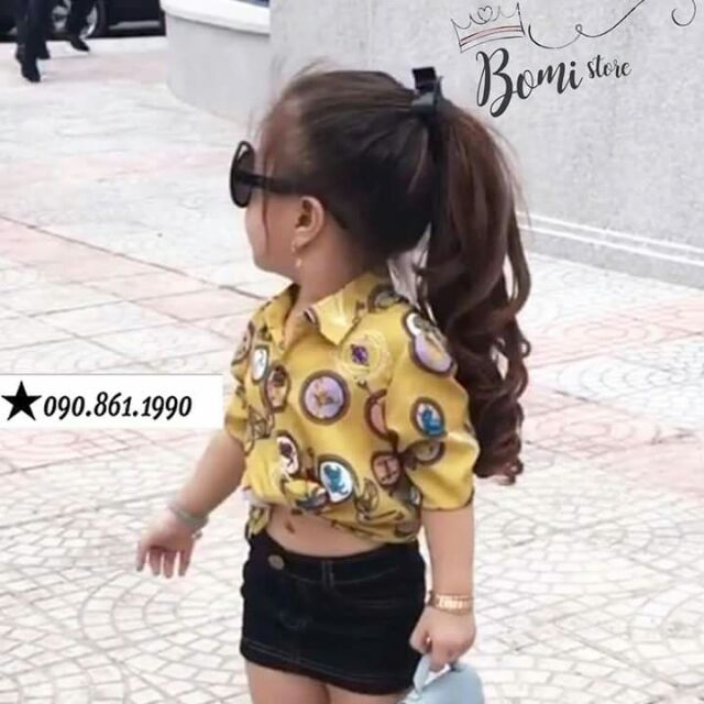 Tóc cột cho bé đủ màu