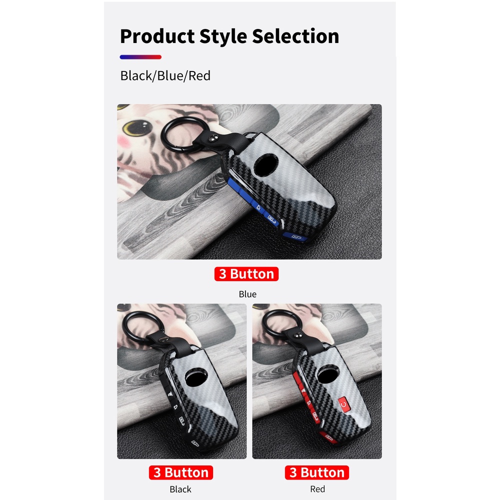 Ốp bọc chìa khóa ô tô Kia Sportage Gt K5 Ceed Cd Sorento Cerato Forte Seltos Telluride Soul 2019 2020 2021 tiện dụng