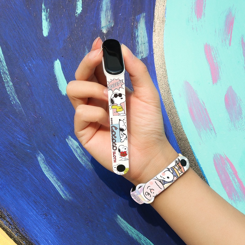 Dây Đeo Họa Tiết Rằn Ri Bằng silicone Cho Xiaomi Mi Band 7 Band 3 4 5 6 7 Miband 3 4 5 6 7