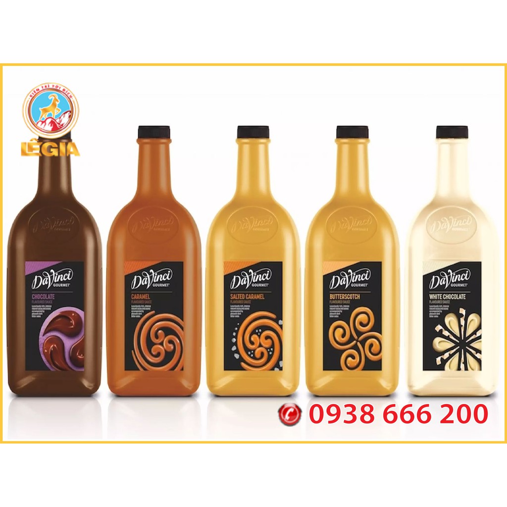 SỐT SOCOLA TRẮNG DAVINCI 2L - DAVINCI WHITE CHOCOLATE SAUCE