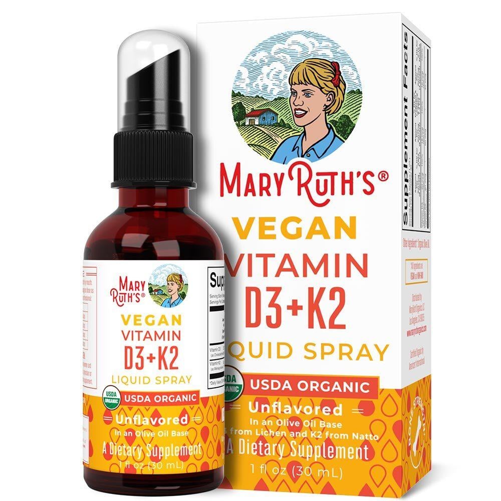 D3 K2 Hữu Cơ  Mary Ruth's Liquid Spray 30ml