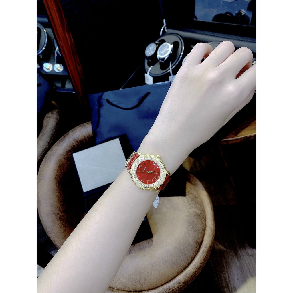 Đồng hồ nữ VERSACE full box authentic, đồng hồ nữ chính hãng dây da, thời trang siêu đẹp, cao cấp, cực kỳ sang chảnh