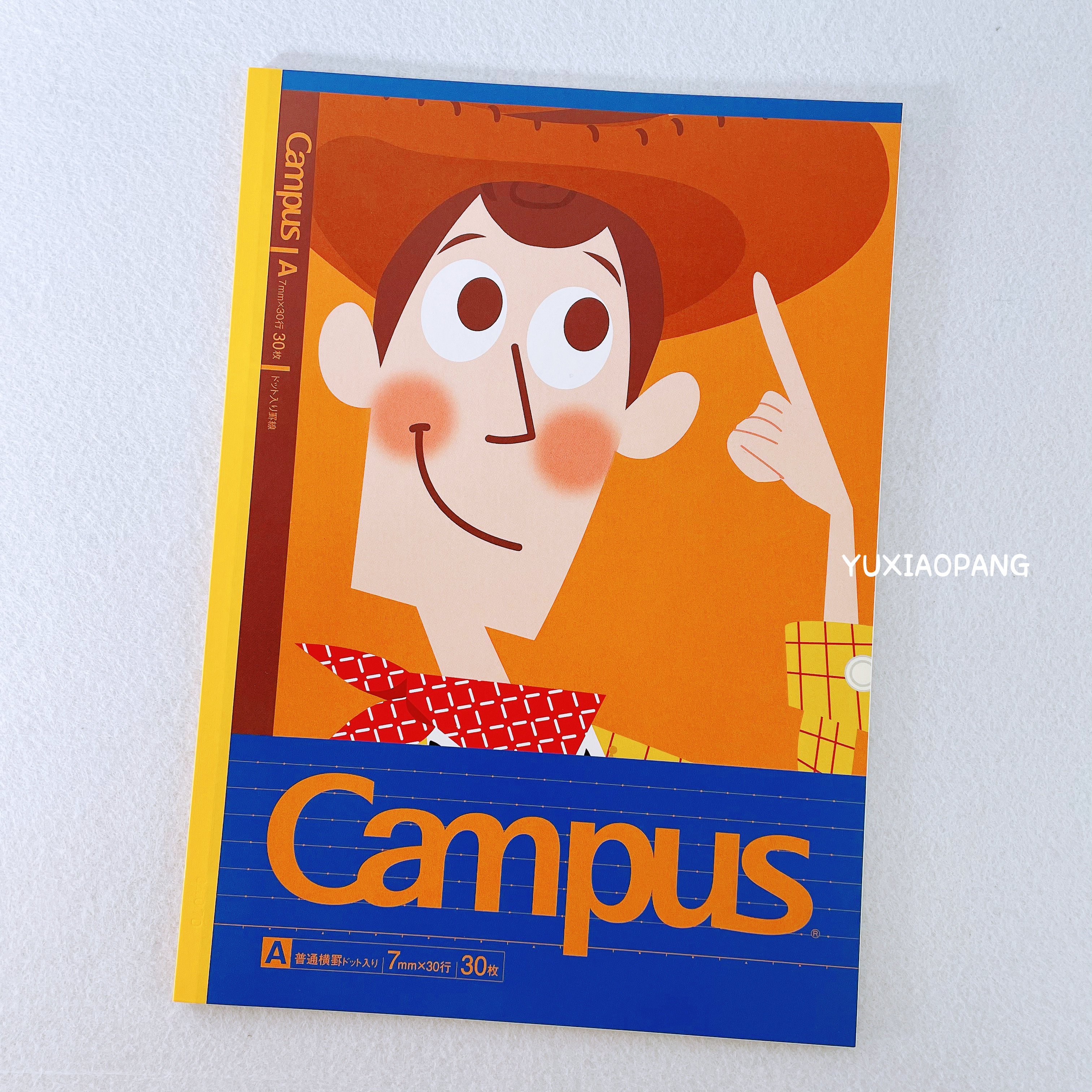 Toy Story limited Japanese-made sun-star KOKUYO cooperation campus notebook horizontal grid