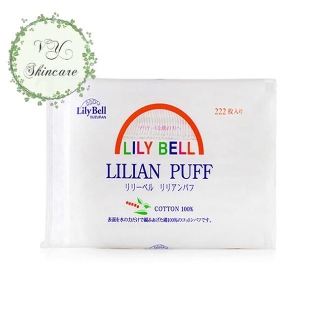 Bông tẩy trang Lily Bell 222 miếng LB55