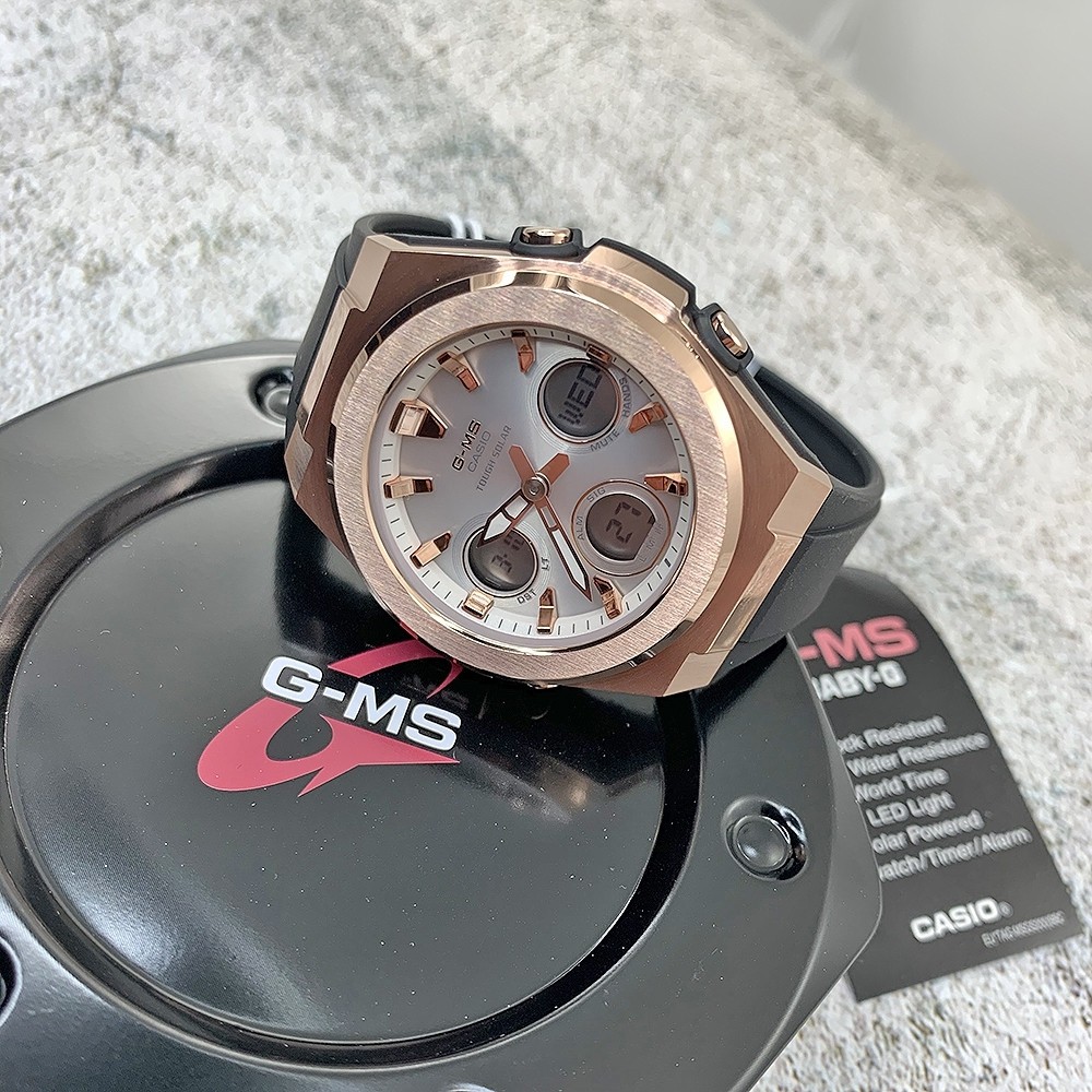 Đồng Hồ Casio Nữ dây nhựa BABYG MSG-S600G-1ADR Chính Hãng