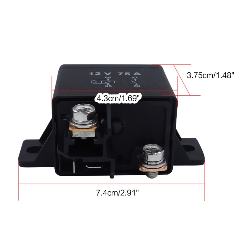 Edb * 75A 12V 0332002168 Rơ Le Khởi Động Máy Xúc Chuyên Dụng