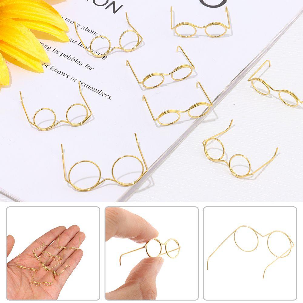 BEBETTERM Mắt Kính Không Thấu Kính Kiểu Dáng Dễ Thương Dành Cho Búp Bê
