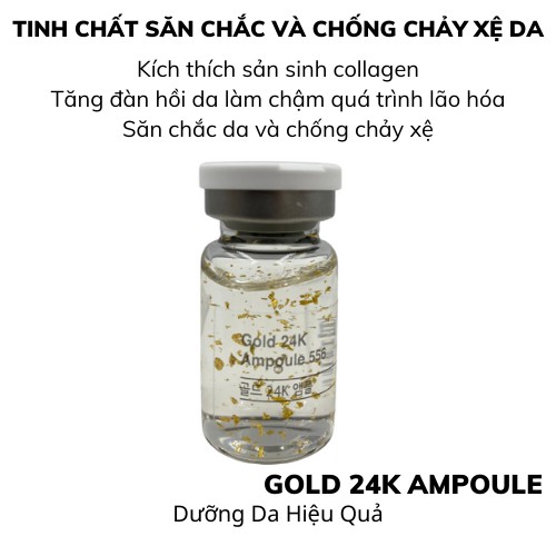 Tế bào gốc săn chắc và chống chảy xệ da-Gold 24k Ampoule 556 Esthemax- chuyên dùng trong Spa