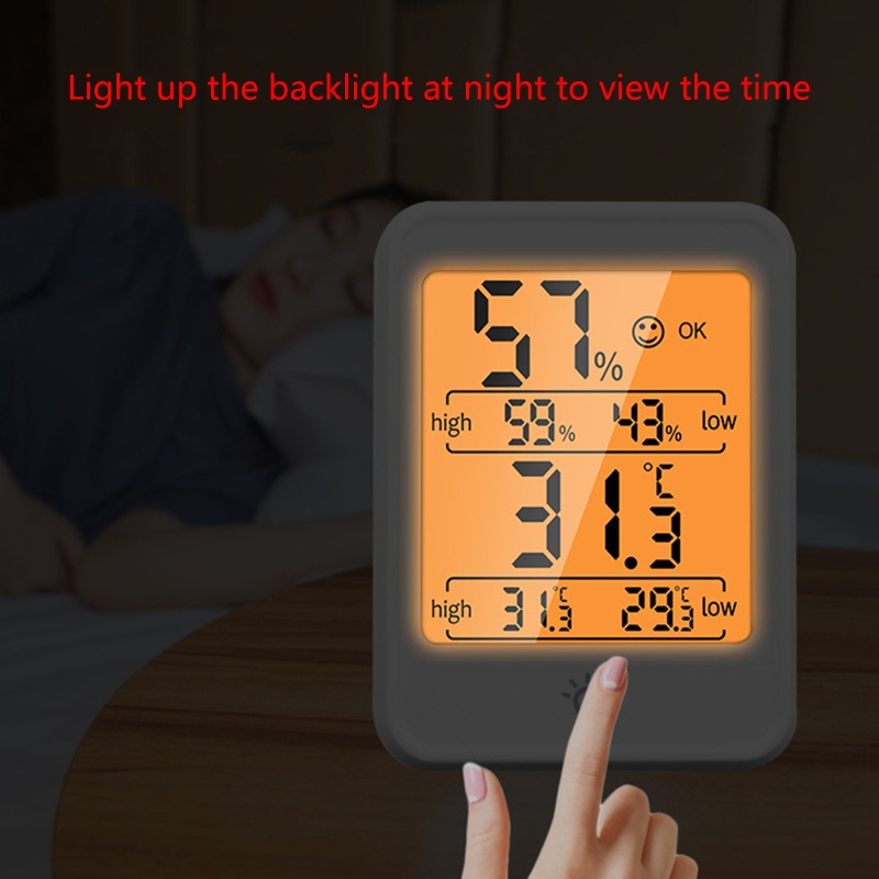 Nhiệt Kế Mini Đo Độ Ẩm Chính Xác Cao Dùng Trong Phòng