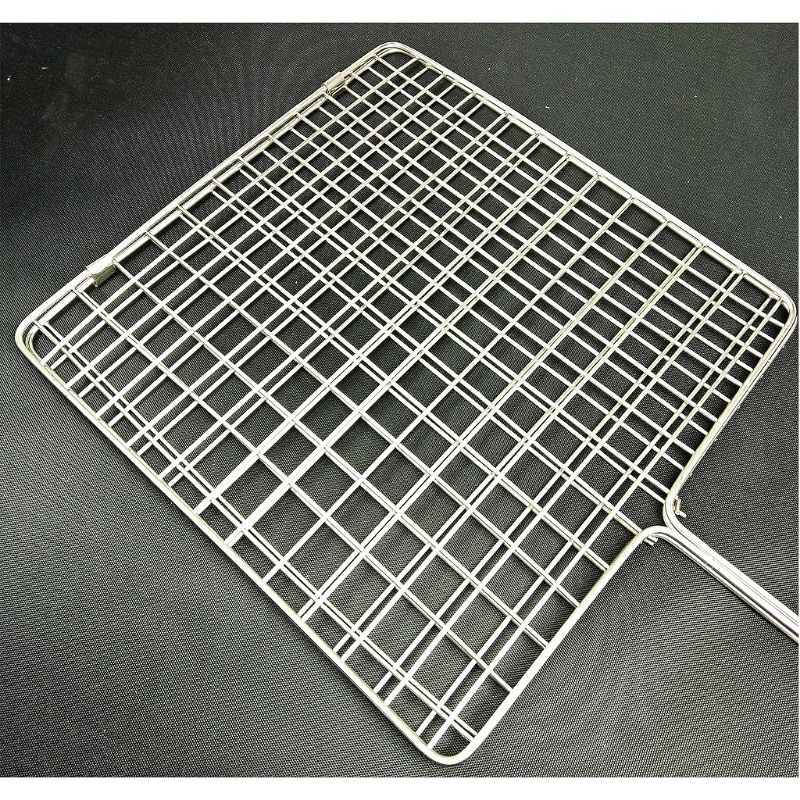 Vỉ nướng inox bếp ga bếp từ hồng ngoại bếp than hoa kẹp chả thịt nướng dày nướng thịt cá mực vỉ Misyhome