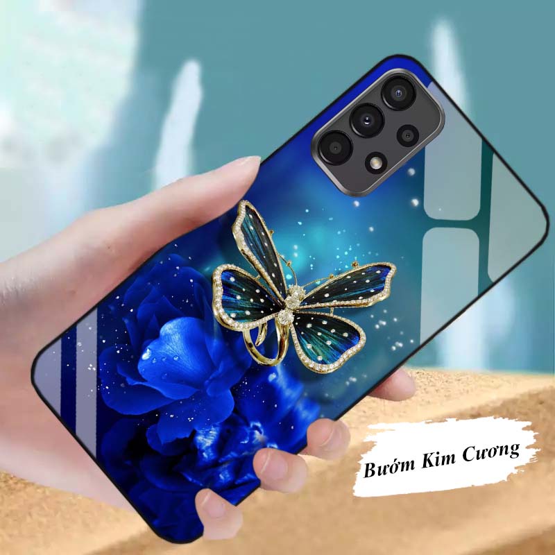 Ốp SAMSUNG A13 4G, A23, A33 5G, A53 5G, A73 5G Lưng Kính Cường Lực Cao Cấp Mới Nhất