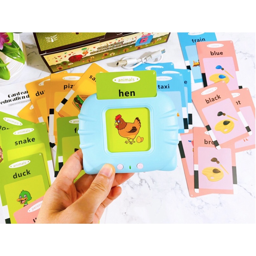 Máy đọc từ vựng tiếng anh, giả lập âm thanh môi trường xung quanh cho bé từ 2 tuổi