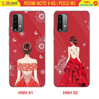 Ốp Lưng Kính Xiaomi REDMI NOTE 9 4G / POCO M3 / Redmi 9T - In Theo Yêu Cầu ( Nhều Hình)
